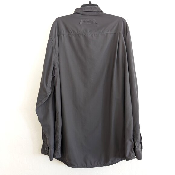 ALASKAN HARDGEAR Shirt Men's XL Tall Gray Standard Fit Button Pocket Long Sleeve - Picture 6 of 14